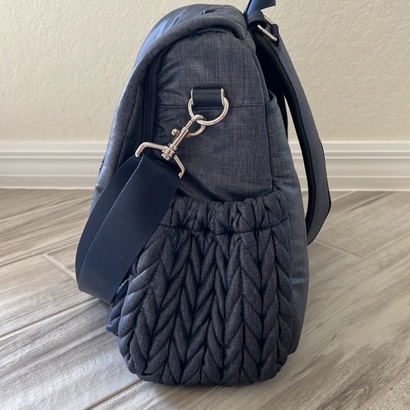 HAPP brand Levy backpack Diaper bag in Denim - Picture 3 of 8